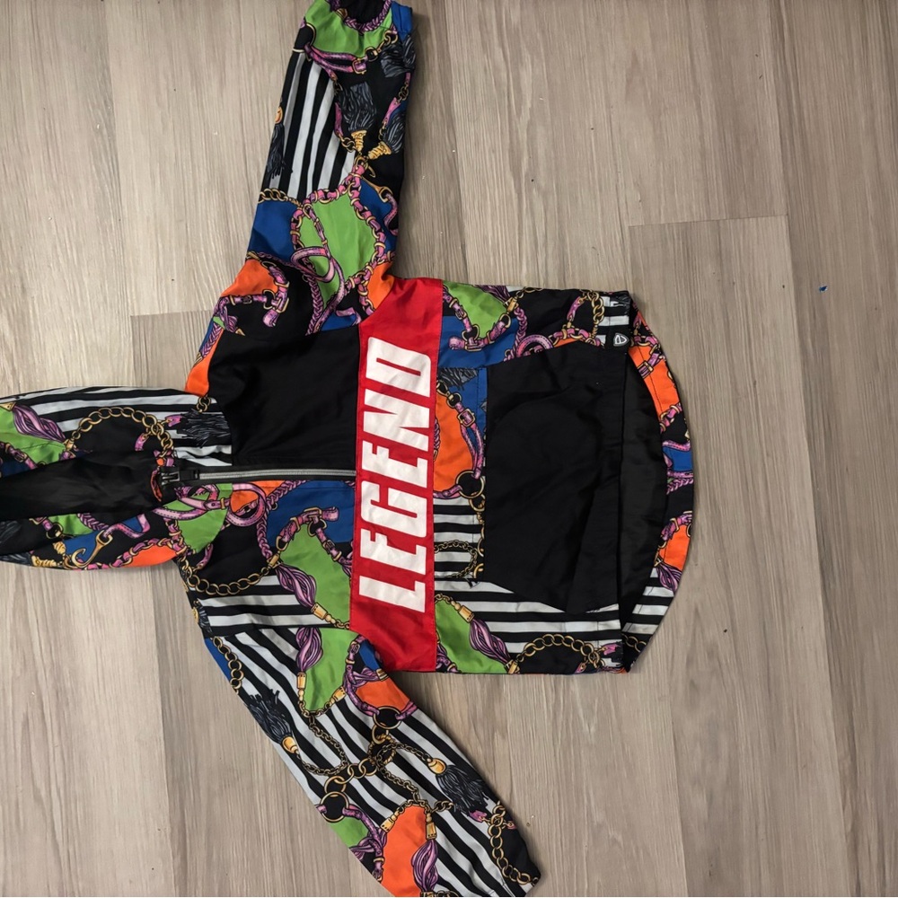 Kids 'Legend' Colorblock Hooded Jacket - Multicolor